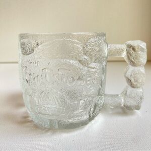 McDonalds The Flintstones Rocky Road RocDonalds glass mug 1993 VINTAGE 8 oz